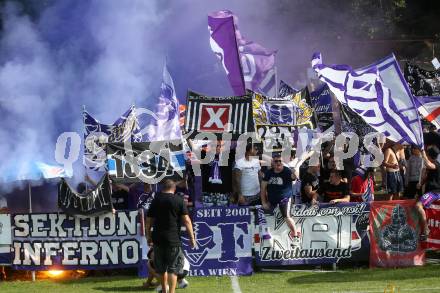 Fussball. OEFB Cup. Koettmannsdorf gegen FK Austria Wien. Fans (Austria Wien). Koettmannsdorf, 20.7.2019.
Foto: Kuess
www.qspictures.net
---
pressefotos, pressefotografie, kuess, qs, qspictures, sport, bild, bilder, bilddatenbank