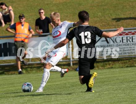 Fussball. OEFB Cup. Koettmannsdorf gegen FK Austria Wien. Philipp Gatti (Koettmannsdorf), James Alexander Jeggo  (Austria Wien). Koettmannsdorf, 20.7.2019.
Foto: Kuess
www.qspictures.net
---
pressefotos, pressefotografie, kuess, qs, qspictures, sport, bild, bilder, bilddatenbank