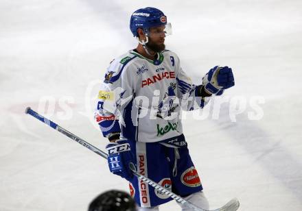 EBEL. Eishockey Bundesliga. Testspiel. EC VSV gegen Fehervar AV19.   Torjubel Kevin Schmidt (VSV). Bled, am 23.8.2019.
Foto: Kuess
www.qspictures.net
---
pressefotos, pressefotografie, kuess, qs, qspictures, sport, bild, bilder, bilddatenbank