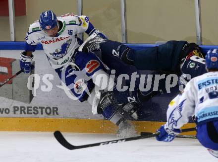 EBEL. Eishockey Bundesliga. Testspiel. EC VSV gegen Fehervar AV19.   Patrick Spannring (VSV). Bled, am 23.8.2019.
Foto: Kuess
www.qspictures.net
---
pressefotos, pressefotografie, kuess, qs, qspictures, sport, bild, bilder, bilddatenbank