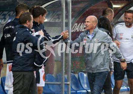 Fussball tipico Bundesliga. RZ Pellets WAC gegen Cashpoint SCR Altach.  Trainer Gerhard Struber (WAC). Wolfsberg, am 24.8.2019.
Foto: Kuess
www.qspictures.net

---
pressefotos, pressefotografie, kuess, qs, qspictures, sport, bild, bilder, bilddatenbank