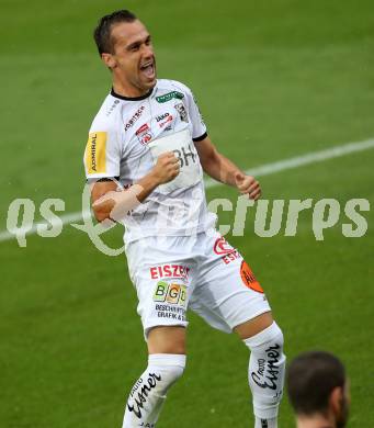 Fussball tipico Bundesliga. RZ Pellets WAC gegen Cashpoint SCR Altach.  Torjubel Michael Liendl (WAC). Wolfsberg, am 24.8.2019.
Foto: Kuess
www.qspictures.net

---
pressefotos, pressefotografie, kuess, qs, qspictures, sport, bild, bilder, bilddatenbank