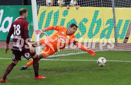 Fussball tipico Bundesliga. RZ Pellets WAC gegen Cashpoint SCR Altach.  Jan Zwischenbrugger, Martin Kobras  (Altach). Wolfsberg, am 24.8.2019.
Foto: Kuess
www.qspictures.net

---
pressefotos, pressefotografie, kuess, qs, qspictures, sport, bild, bilder, bilddatenbank