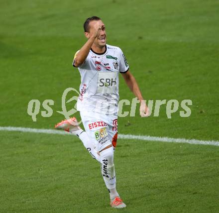 Fussball tipico Bundesliga. RZ Pellets WAC gegen Cashpoint SCR Altach.  Torjubel Michael Liendl (WAC). Wolfsberg, am 24.8.2019.
Foto: Kuess
www.qspictures.net

---
pressefotos, pressefotografie, kuess, qs, qspictures, sport, bild, bilder, bilddatenbank