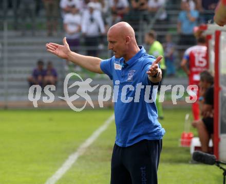 Fussball 2. Liga. SK Austra Klagenfurt gegen FC Blau Weiss Linz. Trainer Goran Djuricin (BW Linz). Klagenfurt, am 25.8.2019.
Foto: Kuess
www.qspictures.net
---
pressefotos, pressefotografie, kuess, qs, qspictures, sport, bild, bilder, bilddatenbank