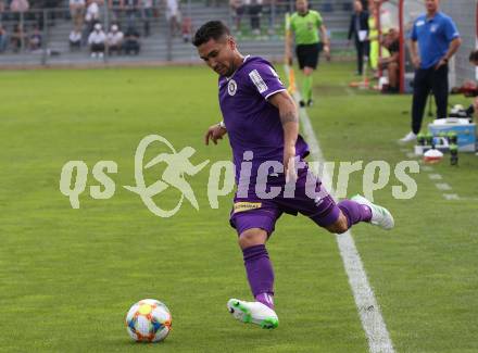 Fussball 2. Liga. SK Austra Klagenfurt gegen FC Blau Weiss Linz. Maximiliano Moreira Romero (Austria Klagenfurt). Klagenfurt, am 25.8.2019.
Foto: Kuess
www.qspictures.net
---
pressefotos, pressefotografie, kuess, qs, qspictures, sport, bild, bilder, bilddatenbank