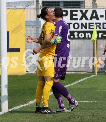 Fussball 2. Liga. SK Austra Klagenfurt gegen FC Blau Weiss Linz. Zan Pelko, Ivan Saravanja (Austria Klagenfurt). Klagenfurt, am 25.8.2019.
Foto: Kuess
www.qspictures.net
---
pressefotos, pressefotografie, kuess, qs, qspictures, sport, bild, bilder, bilddatenbank