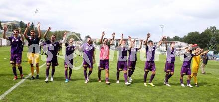 Fussball 2. Liga. SK Austra Klagenfurt gegen FC Blau Weiss Linz. Jubel (Austria Klagenfurt). Klagenfurt, am 25.8.2019.
Foto: Kuess
www.qspictures.net
---
pressefotos, pressefotografie, kuess, qs, qspictures, sport, bild, bilder, bilddatenbank