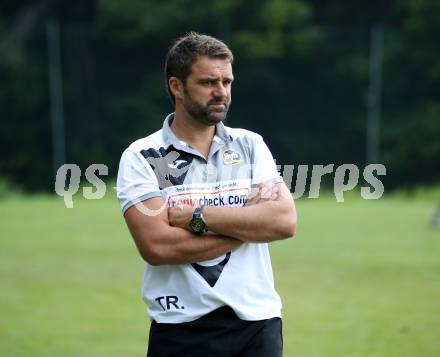 Fussball. Kaerntner Liga. Ferlach Atus gegen Spittal/Drau.  Trainer 	Rudolf Schoenherr  (Spittal). Ferlach, 24.8.2019.
Foto: Kuess
www.qspictures.net
---
pressefotos, pressefotografie, kuess, qs, qspictures, sport, bild, bilder, bilddatenbank