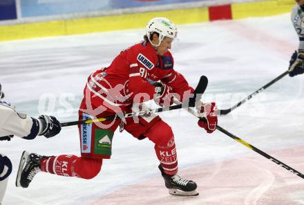 EBEL. Eishockey Bundesliga. KAC gegen	Hydro Fehervar AV 19.  Marco Richter (KAC). Klagenfurt, am 13.9.2019.
Foto: Kuess
www.qspictures.net

---
pressefotos, pressefotografie, kuess, qs, qspictures, sport, bild, bilder, bilddatenbank