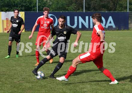 Fussball. Kaerntner Liga. KAC 1909 gegen Koettmannsdorf. Lukas Matthias Hausott, Danijel Jovic (KAC),  Christopher Sallinger (Koettmannsdorf). Klagenfurt, 14.9.2019.
Foto: Kuess
www.qspictures.net
---
pressefotos, pressefotografie, kuess, qs, qspictures, sport, bild, bilder, bilddatenbank