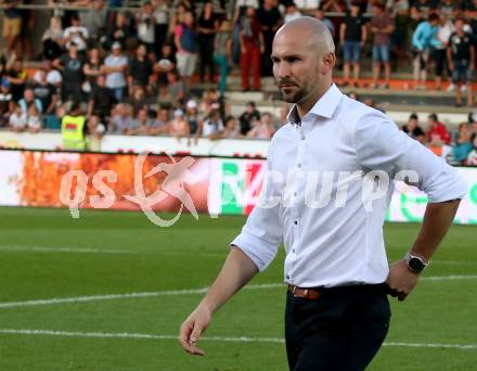 Fussball Bundesliga. RZ Pellets WAC gegen FK Austria Wien. Trainer Christian Ilzer (Wien). Wolfsberg, am 15.9.2019.
Foto: Kuess
www.qspictures.net

---
pressefotos, pressefotografie, kuess, qs, qspictures, sport, bild, bilder, bilddatenbank