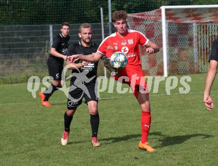 Fussball. Kaerntner Liga. KAC 1909 gegen Koettmannsdorf. Lukas Matthias Hausott (KAC), Martin Trattnig (Koettmannsdorf). Klagenfurt, 14.9.2019.
Foto: Kuess
www.qspictures.net
---
pressefotos, pressefotografie, kuess, qs, qspictures, sport, bild, bilder, bilddatenbank