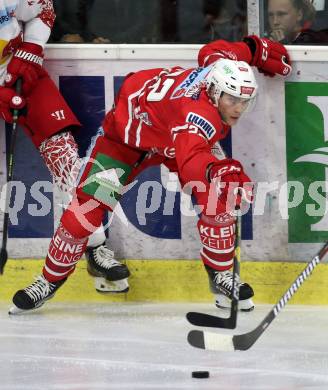 EBEL. Eishockey Bundesliga. KAC gegen	EC Red Bull Salzburg. Petter Hansson (KAC). Klagenfurt, am 22.9.2019.
Foto: Kuess
www.qspictures.net

---
pressefotos, pressefotografie, kuess, qs, qspictures, sport, bild, bilder, bilddatenbank