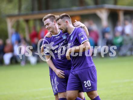 Fussball. 1. Klasse D. Eisenkappel gegem Globasnitz. Edin Avdic, David Smrtnik, Stefan Opietnik (Eisenkappel). Eisenkappel, 21.9.2019.  
Foto: Kuess
www.qspictures.net
---
pressefotos, pressefotografie, kuess, qs, qspictures, sport, bild, bilder, bilddatenbank