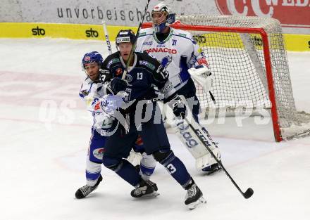 EBEL. Eishockey Bundesliga. EC VSV gegen Hydro Fehervar AV 19.  Bernd Wolf, Brandon Maxwell,  (VSV), Mikko Lehtonen (Alba Volan). Villach, am 27.9.2019.
Foto: Kuess
www.qspictures.net
---
pressefotos, pressefotografie, kuess, qs, qspictures, sport, bild, bilder, bilddatenbank