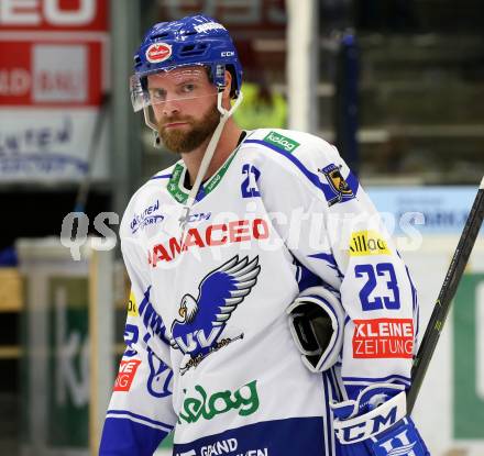 EBEL. Eishockey Bundesliga. EC VSV gegen Hydro Fehervar AV 19.  Markus Schlacher (VSV). Villach, am 27.9.2019.
Foto: Kuess
www.qspictures.net
---
pressefotos, pressefotografie, kuess, qs, qspictures, sport, bild, bilder, bilddatenbank