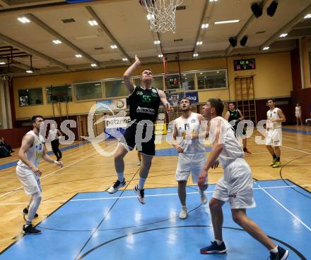 Basketball Zweite Liga 2019/2020. Grunddurchgang 6. Runde. Woerthersee Piraten gegen Deutsch Wagram Alligators. Rade Rodic, Maximilian Kunovjanek, Tevz Ruzic (Piraten), Branislav Balvan (Alligators). Klagenfurt, am 26.10.2019.
Foto: Kuess
www.qspictures.net

---
pressefotos, pressefotografie, kuess, qs, qspictures, sport, bild, bilder, bilddatenbank