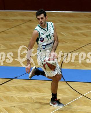 Basketball Zweite Liga 2019/2020. Grunddurchgang 9. Runde. KOS Celovec gegen  Guessing/Jennersdorf Blackbirds 	.  Tomas Feinig (KOS Celovec). Klagenfurt, am 9.11.2019.
Foto: Kuess
www.qspictures.net

---
pressefotos, pressefotografie, kuess, qs, qspictures, sport, bild, bilder, bilddatenbank