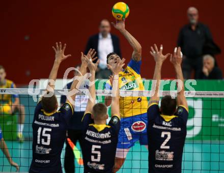 Volleyball. CEV Champions League Volley 2020 Men. SK Zadruga Aich/Dob gegen HAOK Mladost Zageb. Peter Mlynarcik (Aich/Dob). Klagenfurt, am 13.11.2019.
Foto: Kuess
www.qspictures.net
Foto: Kuess
---
pressefotos, pressefotografie, kuess, qs, qspictures, sport, bild, bilder, bilddatenbank