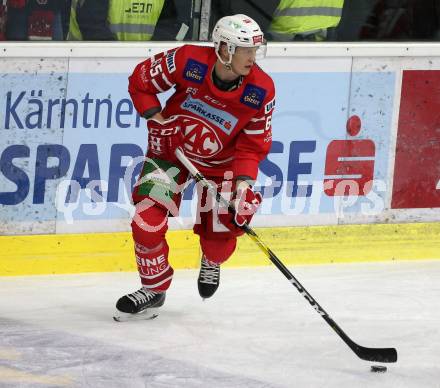 EBEL. Eishockey Bundesliga. KAC gegen	Vienna Capitals. Michael Kernberger (KAC). Klagenfurt, am 15.11.2019.
Foto: Kuess
www.qspictures.net

---
pressefotos, pressefotografie, kuess, qs, qspictures, sport, bild, bilder, bilddatenbank