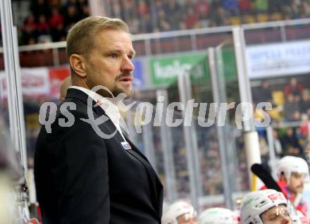 EBEL. Eishockey Bundesliga. KAC gegen	Vienna Capitals.  Trainer Petri Matikainen (KAC). Klagenfurt, am 15.11.2019.
Foto: Kuess
www.qspictures.net

---
pressefotos, pressefotografie, kuess, qs, qspictures, sport, bild, bilder, bilddatenbank