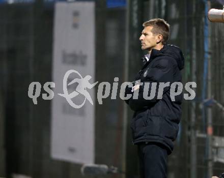 Fussball 2. Liga. SK Austria Klagenfurt gegen Young Violets Austria Wien. Trainer Harald Suchard (Young Violets Austria Wien). Klagenfurt, am 22.11.2019.
Foto: Kuess
www.qspictures.net
---
pressefotos, pressefotografie, kuess, qs, qspictures, sport, bild, bilder, bilddatenbank