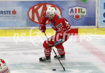 EBEL. Eishockey Bundesliga. KAC gegen	HCB Suedtirol Alperia. Petter Hansson (KAC). Klagenfurt, am 24.11.2019.
Foto: Kuess
www.qspictures.net

---
pressefotos, pressefotografie, kuess, qs, qspictures, sport, bild, bilder, bilddatenbank