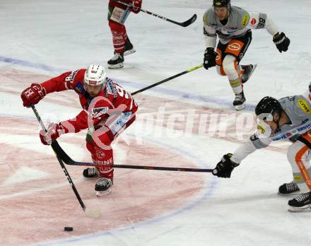 EBEL. Eishockey Bundesliga. KAC gegen	Dornbirn Bulldogs.  Daniel Obersteiner (KAC). Klagenfurt, am 1.12.2019.
Foto: Kuess
www.qspictures.net

---
pressefotos, pressefotografie, kuess, qs, qspictures, sport, bild, bilder, bilddatenbank