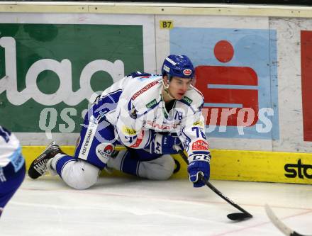 EBEL. Eishockey Bundesliga. EC VSV gegen HC TWK Innsbruck.  Felix Maxa (VSV). Villach, am 3.12.2019.
Foto: Kuess
www.qspictures.net
---
pressefotos, pressefotografie, kuess, qs, qspictures, sport, bild, bilder, bilddatenbank