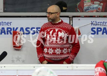 EBEL. Eishockey Bundesliga. KAC gegen	EC Red Bull Salzburg. Co-Trainer Jarno Mensonen (KAC). Klagenfurt, am 6.12.2019.
Foto: Kuess
www.qspictures.net

---
pressefotos, pressefotografie, kuess, qs, qspictures, sport, bild, bilder, bilddatenbank