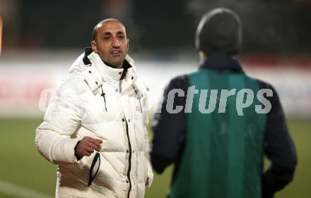 Fussball Bundesliga. RZ Pellets WAC gegen LASK. Trainer Mohamed Sahli (WAC). Wolfsberg, am 7.12.2019.
Foto: Kuess
www.qspictures.net

---
pressefotos, pressefotografie, kuess, qs, qspictures, sport, bild, bilder, bilddatenbank