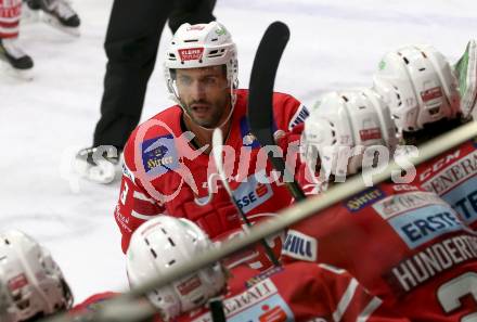 EBEL. Eishockey Bundesliga. KAC gegen	EHC Liwest Black Wings Linz. Torjubel David Joseph Fischer (KAC). Klagenfurt, am 15.12.2019.
Foto: Kuess
www.qspictures.net

---
pressefotos, pressefotografie, kuess, qs, qspictures, sport, bild, bilder, bilddatenbank