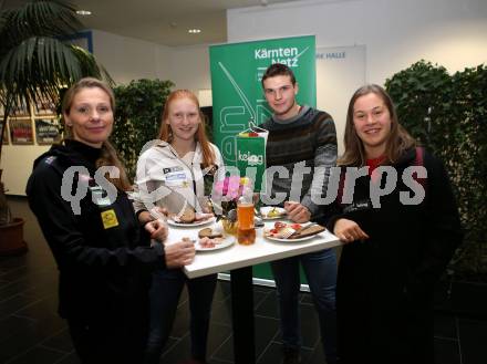 Kaernten Sport. Sportlermeeting. Package Uebergabe. Sandra Pollak, Cornelia Wohlfahrt, Lea Bostjancic. Klagenfurt, 17.12.2019.
Foto: Kuess 
www.qspictures.net
---
pressefotos, pressefotografie, kuess, qs, qspictures, sport, bild, bilder, bilddatenbank