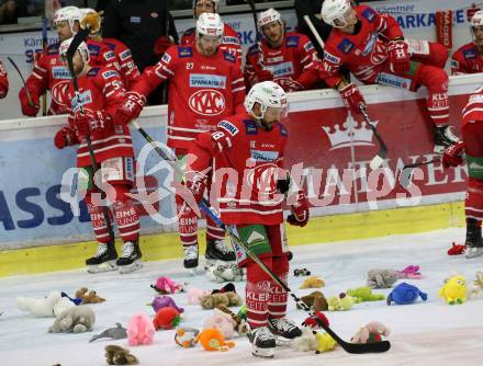 EBEL. Eishockey Bundesliga. KAC gegen	Hydro Fehervar AV 19. Koch Thomas (KAC). Klagenfurt, am 15.12.2019.
Foto: Kuess
www.qspictures.net

---
pressefotos, pressefotografie, kuess, qs, qspictures, sport, bild, bilder, bilddatenbank