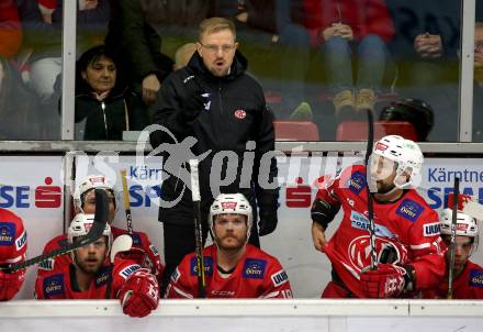 EBEL. Eishockey Bundesliga. KAC gegen	HCB Suedtirol Alperia. Trainer Petri Matikainen (KAC). Klagenfurt, am 7.1.2020.
Foto: Kuess
www.qspictures.net

---
pressefotos, pressefotografie, kuess, qs, qspictures, sport, bild, bilder, bilddatenbank