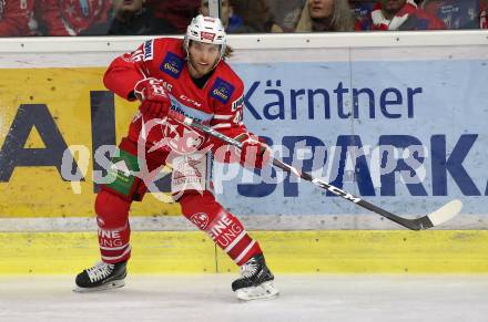 EBEL. Eishockey Bundesliga. KAC gegen	HCB Suedtirol Alperia. Johannes Bischofberger (KAC). Klagenfurt, am 7.1.2020.
Foto: Kuess
www.qspictures.net

---
pressefotos, pressefotografie, kuess, qs, qspictures, sport, bild, bilder, bilddatenbank