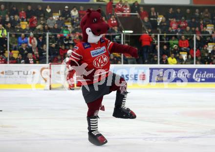 EBEL. Eishockey Bundesliga. KAC gegen	HCB Suedtirol Alperia. Maskottchen Lindi  (KAC). Klagenfurt, am 7.1.2020.
Foto: Kuess
www.qspictures.net

---
pressefotos, pressefotografie, kuess, qs, qspictures, sport, bild, bilder, bilddatenbank