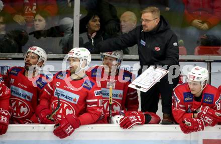 EBEL. Eishockey Bundesliga. KAC gegen	HCB Suedtirol Alperia. Trainer Petri  Matikainen (KAC). Klagenfurt, am 7.1.2020.
Foto: Kuess
www.qspictures.net

---
pressefotos, pressefotografie, kuess, qs, qspictures, sport, bild, bilder, bilddatenbank