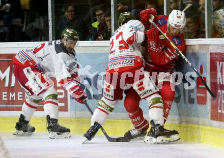 EBEL. Eishockey Bundesliga. KAC gegen	HCB Suedtirol Alperia. Thomas Hundertpfund, (KAC), Stefano Marchetti  (Bozen). Klagenfurt, am 7.1.2020.
Foto: Kuess
www.qspictures.net

---
pressefotos, pressefotografie, kuess, qs, qspictures, sport, bild, bilder, bilddatenbank