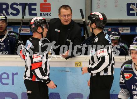 EBEL. Eishockey Bundesliga. VSV gegen Hydro Fehervar AV 19. Trainer Hannu Jaervenpaeae  (VSV). Villach, am 10.1.2020.
Foto: Kuess
www.qspictures.net
---
pressefotos, pressefotografie, kuess, qs, qspictures, sport, bild, bilder, bilddatenbank