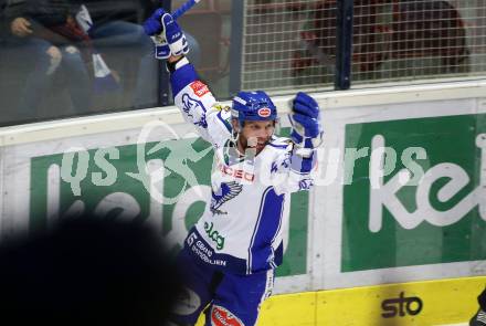 EBEL. Eishockey Bundesliga. VSV gegen Hydro Fehervar AV 19.  Torjubel Kevin Schmidt (VSV). Villach, am 10.1.2020.
Foto: Kuess
www.qspictures.net
---
pressefotos, pressefotografie, kuess, qs, qspictures, sport, bild, bilder, bilddatenbank