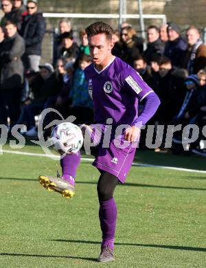 Fussball Bundesliga. 2. Liga. Testspiel. RZ Pellets WAC gegen SK Austria Klagenfurt.  Oliver Markoutz (Klagenfurt). St. Andrae, am 11.1.2020.
Foto: Kuess
www.qspictures.net
---
pressefotos, pressefotografie, kuess, qs, qspictures, sport, bild, bilder, bilddatenbank