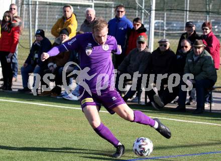 Fussball Bundesliga. 2. Liga. Testspiel. RZ Pellets WAC gegen SK Austria Klagenfurt. Florian Jaritz (Klagenfurt). St. Andrae, am 11.1.2020.
Foto: Kuess
www.qspictures.net
---
pressefotos, pressefotografie, kuess, qs, qspictures, sport, bild, bilder, bilddatenbank