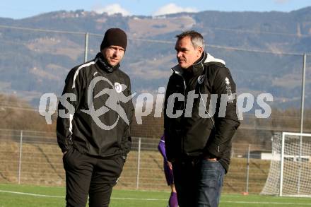 Fussball Bundesliga. 2. Liga. Testspiel. RZ Pellets WAC gegen SK Austria Klagenfurt. Co-Trainer Martin Lassnig, Trainer Robert Micheu (Klagenfurt). St. Andrae, am 11.1.2020.
Foto: Kuess
www.qspictures.net
---
pressefotos, pressefotografie, kuess, qs, qspictures, sport, bild, bilder, bilddatenbank