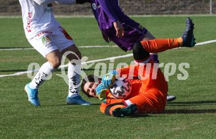 Fussball Bundesliga. 2. Liga. Testspiel. RZ Pellets WAC gegen SK Austria Klagenfurt. Zan Pelko  (Klagenfurt). St. Andrae, am 11.1.2020.
Foto: Kuess
www.qspictures.net
---
pressefotos, pressefotografie, kuess, qs, qspictures, sport, bild, bilder, bilddatenbank