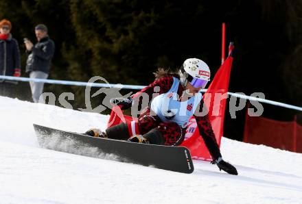 Snowboard Europacup. Claudia Riegler (AUT). SimonhÃ¶he, am 15.2.2020.
Foto: Kuess
www.qspictures.net

---
pressefotos, pressefotografie, kuess, qs, qspictures, sport, bild, bilder, bilddatenbank