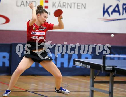 Tischtennis Europacup. TTC Villacher gegen LZ Froschberg.  Karoline Mischek (Froschberg) . Villach, am 15.2.2020.
Foto: Kuess
www.qspictures.net

---
pressefotos, pressefotografie, kuess, qs, qspictures, sport, bild, bilder, bilddatenbank