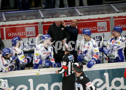 EBEL. Eishockey Bundesliga. VSV gegen HC Orli Znojmo.  Trainer Rob Daum (VSV). Villach, am 21.2.2020.
Foto: Kuess
www.qspictures.net
---
pressefotos, pressefotografie, kuess, qs, qspictures, sport, bild, bilder, bilddatenbank