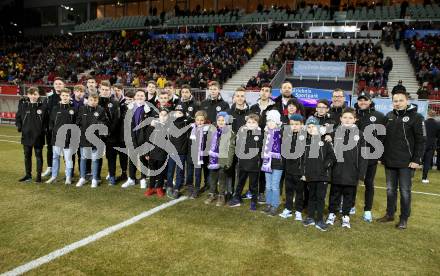 Fussball. 2. Liga. SK Austria Klagenfurt gegen SV Guntamatic Ried.  Ehrung Nachwuchsspieler. Klagenfurt, am 21.2.2020.
Foto: Kuess
www.qspictures.net
---
pressefotos, pressefotografie, kuess, qs, qspictures, sport, bild, bilder, bilddatenbank